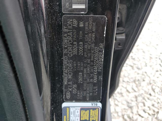 2016 KIA FORTE LX KNAFK4A62G5616002