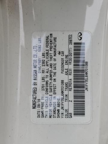 2017 INFINITI Q60 RED SP - JN1FV7EL6HM701088