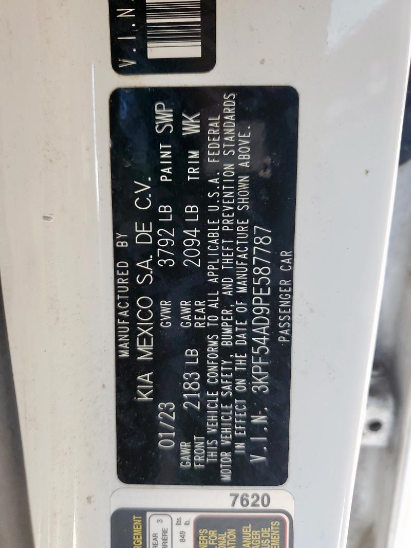 2023 KIA FORTE GT L - 3KPF54AD9PE587787