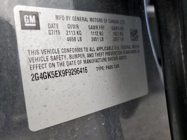 2015 BUICK REGAL 2G4GK5EX9F9296416