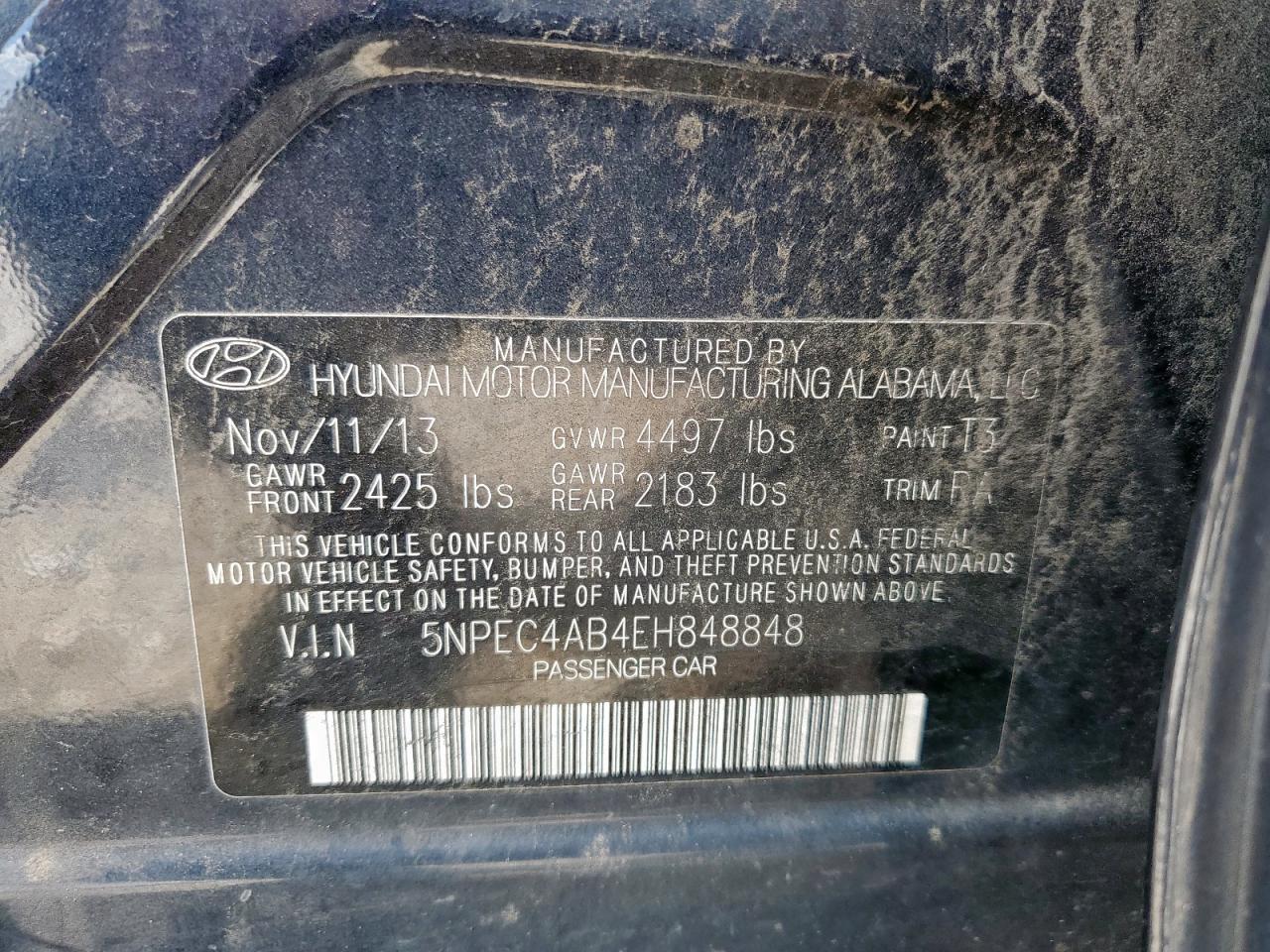 Hyundai Sonata se 2014