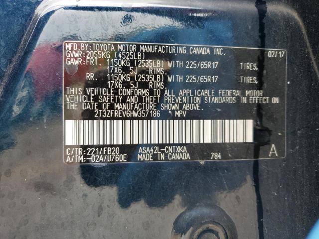 2017 TOYOTA RAV4 LE - 2T3ZFREV6HW357186
