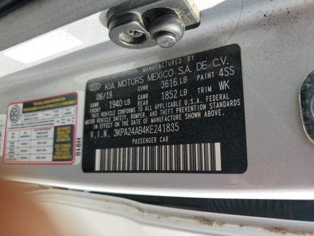 2019 KIA RIO S - 3KPA24AB4KE241835