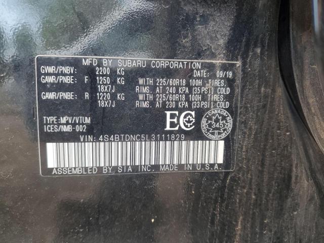2020 SUBARU OUTBACK LI 4S4BTDNC5L3111829