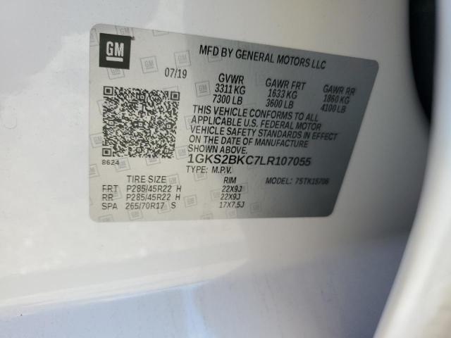 2020 GMC YUKON SLT 1GKS2BKC7LR107055
