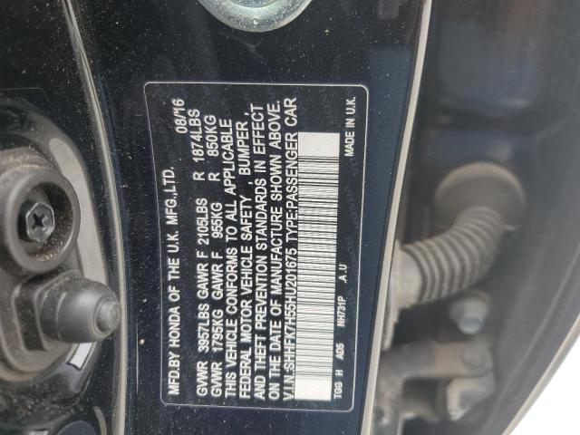 2017 HONDA CIVIC EX - SHHFK7H55HU201675