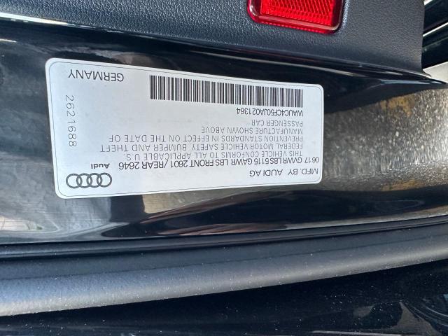 2018 AUDI S5 PRESTIG WAUC4CF50JA021364