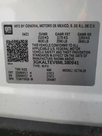 2021 GMC TERRAIN SL - 3GKALTEV9ML380941