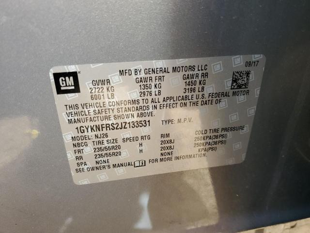 2018 CADILLAC XT5 PREMIU - 1GYKNFRS2JZ133531