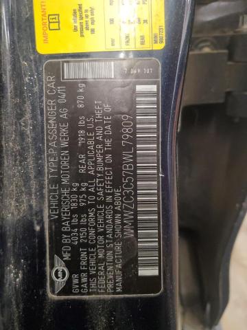 2011 MINI COOPER S C #3293329424