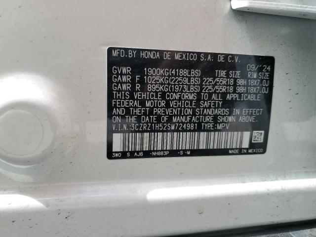 2025 HONDA HR-V SPORT 3CZRZ1H52SM724981