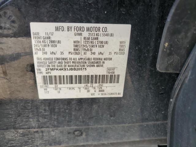 2018 FORD EDGE TITAN 2FMPK4K93JBB20575