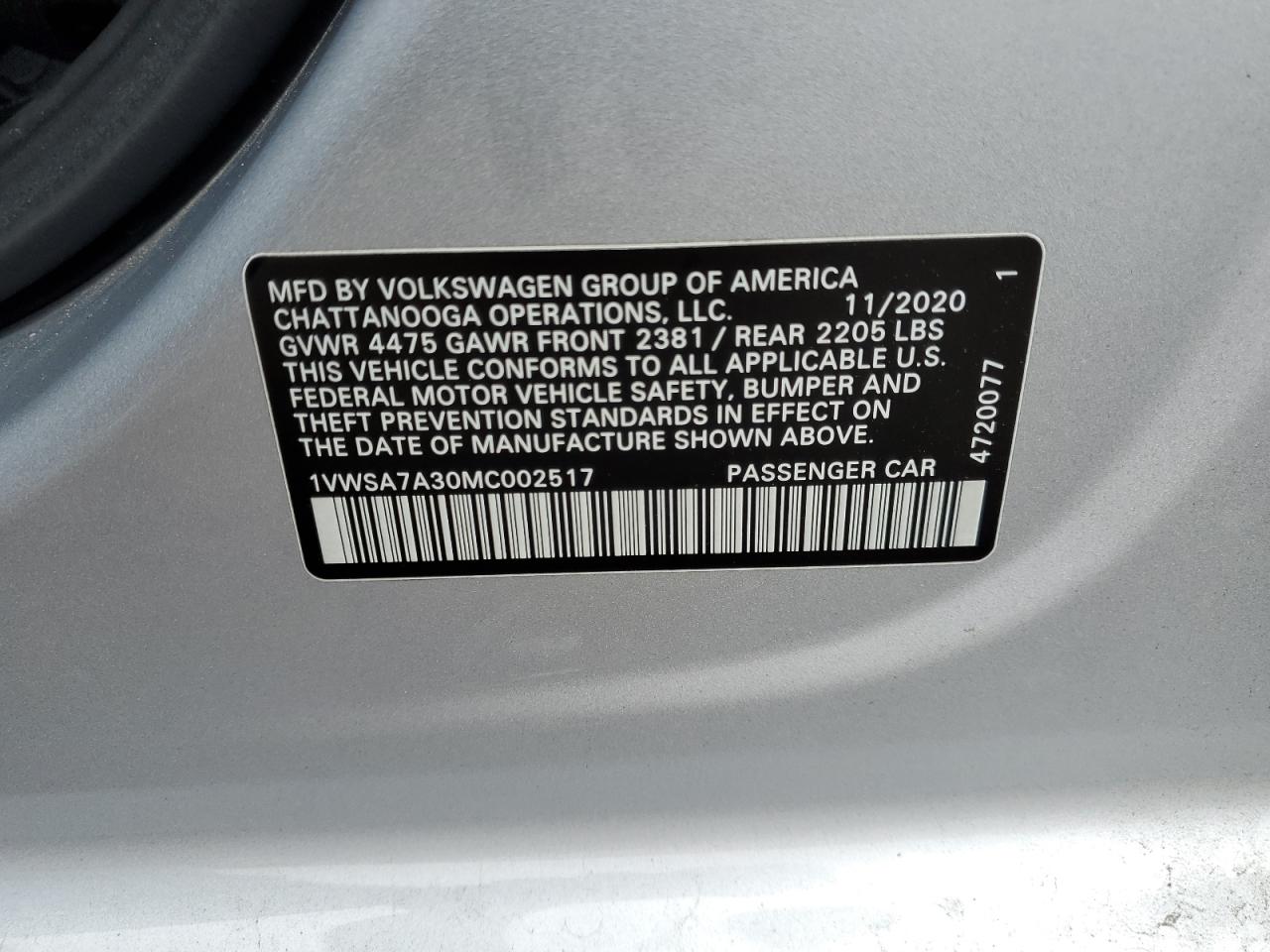 VOLKSWAGEN PASSAT SE