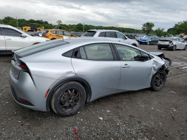 TOYOTA PRIUS LE 2023 silver  hybrid engine JTDACAAU1P3000455 photo #4