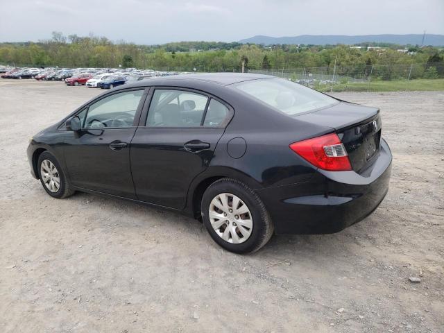 Vin: 19xfb2f51ce374163, lot: 55460725, honda civic lx 20122
