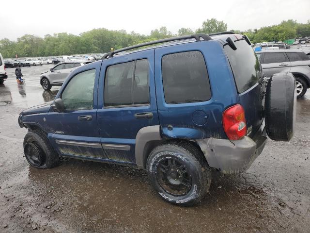 JEEP LIBERTY SP 2004 blue 4dr spor gas 1J4GL48K84W227792 photo #3