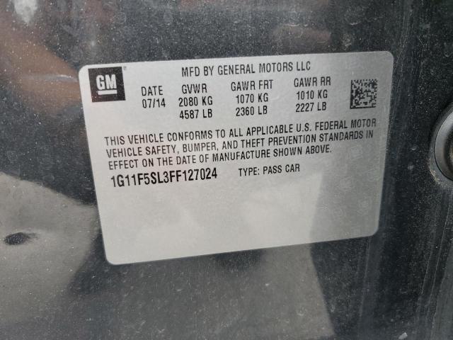2015 CHEVROLET MALIBU LTZ 1G11F5SL3FF127024