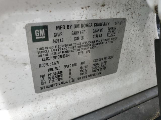 2016 BUICK ENCORE PRE - KL4CJHSB1GB689434