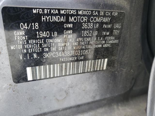 2018 HYUNDAI ACCENT LIM - 3KPC34A38JE031087