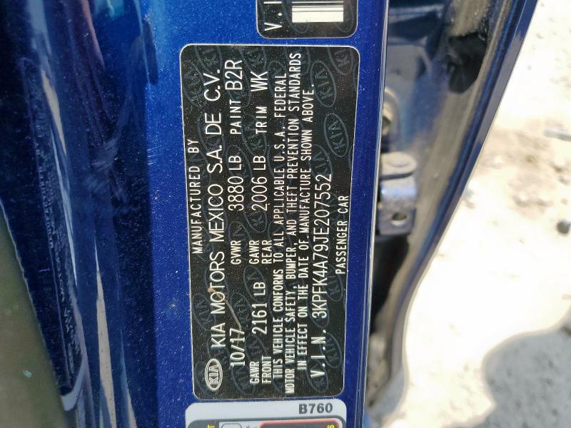 2018 KIA FORTE LX 3KPFK4A79JE207552