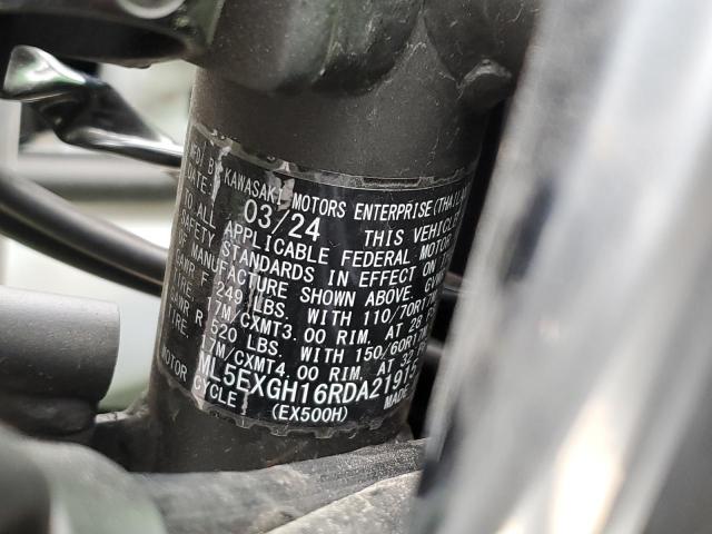 2024 KAWASAKI EX500 H ML5EXGH16RDA21915