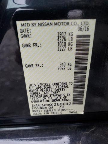 2016 NISSAN ALTIMA 2.5 - 1N4AL3APXGC260042