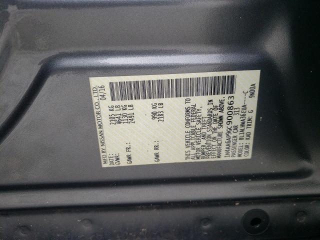 2016 NISSAN MAXIMA 3.5 - 1N4AA6AP9GC900863