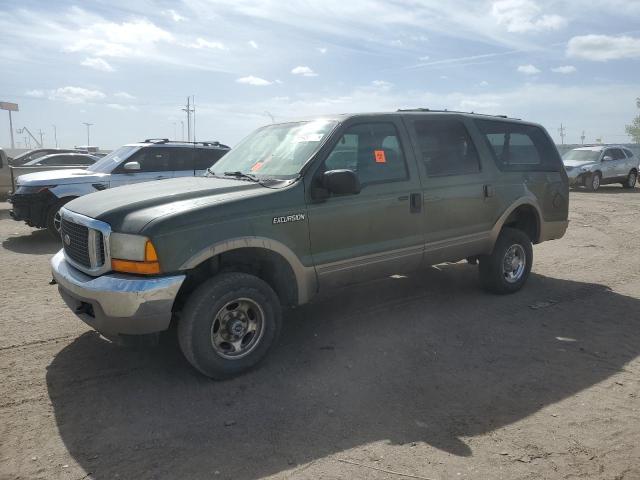 FORD EXCURSION 2000 green 4dr spor gas 1FMNU43S3YEE17718 photo #1