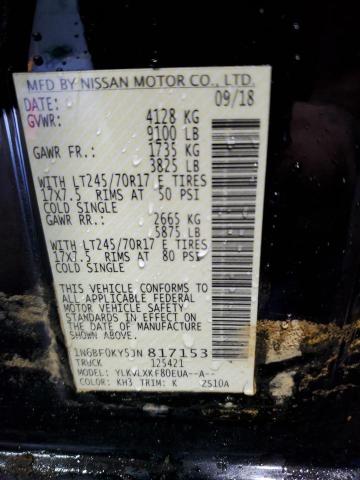2018 NISSAN NV 1500 S 1N6BF0KY5JN817153