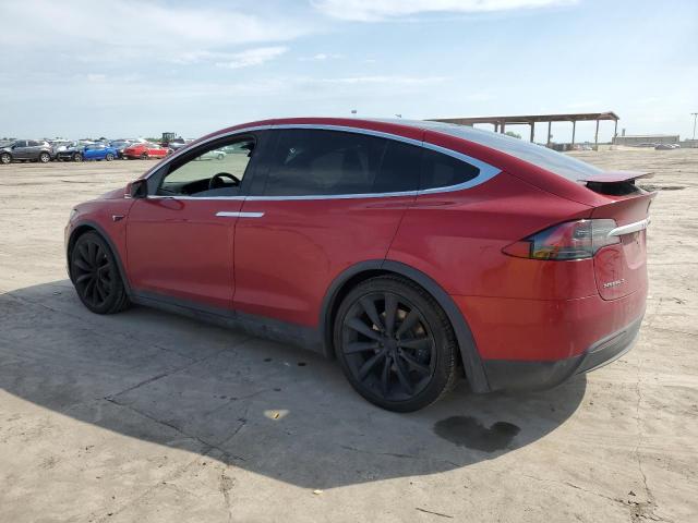 TESLA MODEL X 2018 red  electric 5YJXCBE29JF120376 photo #3