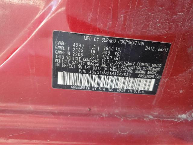 2017 SUBARU IMPREZA SP 4S3GTAM61H3747630