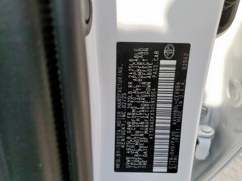 2025 TOYOTA CAMRY XSE - 4T1DAACKXSU585954