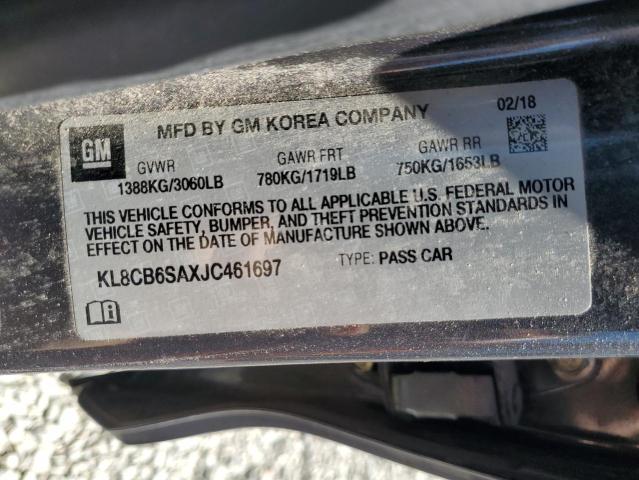 2018 CHEVROLET SPARK LS - KL8CB6SAXJC461697