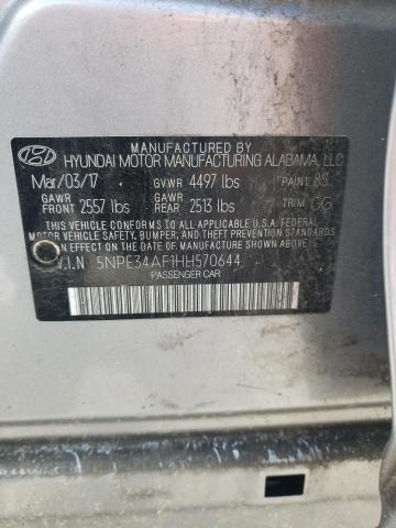 2017 HYUNDAI SONATA SPO - 5NPE34AF1HH570644