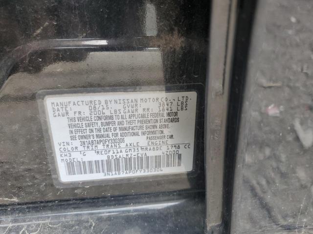 2015 NISSAN SENTRA S - 3N1AB7AP0FY330306