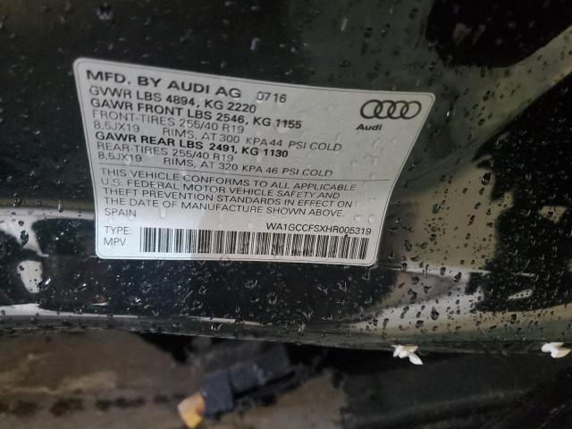 2017 AUDI Q3 PRESTIG WA1GCCFSXHR005319