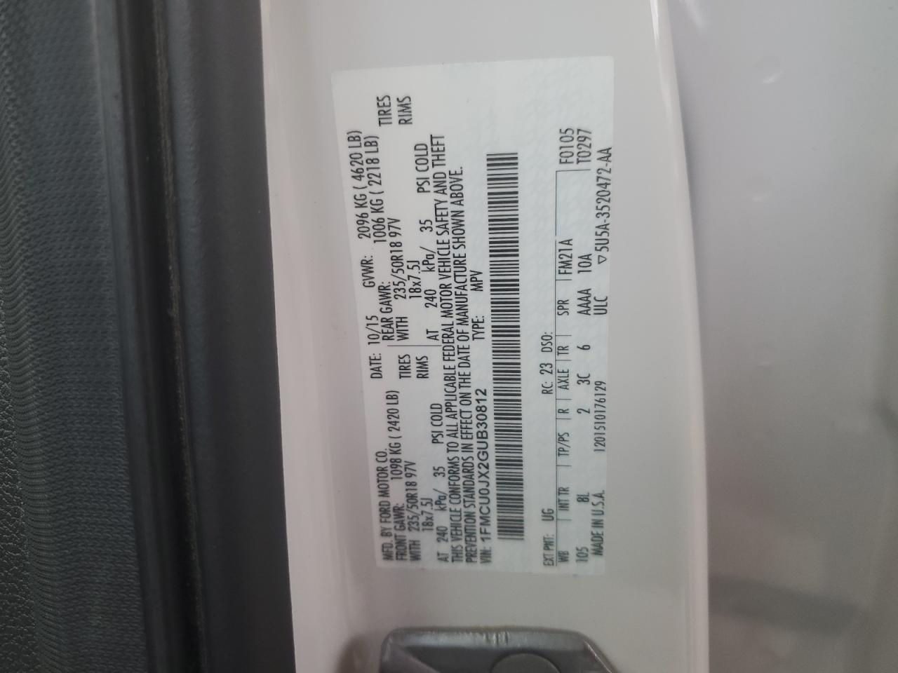 FORD ESCAPE TITANIUM