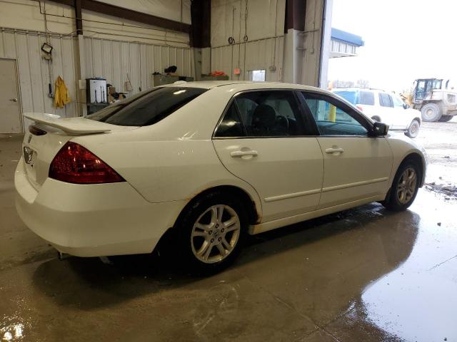 HONDA ACCORD EX 2007 white  gas 1HGCM56897A187658 photo #4