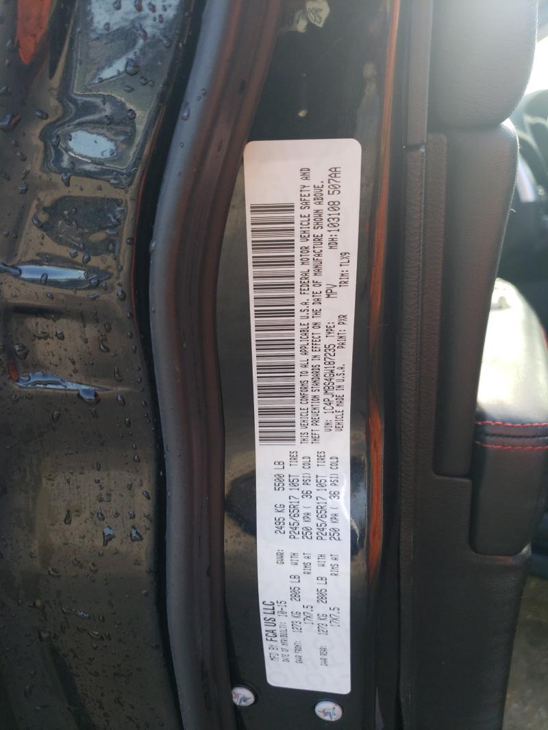 2016 JEEP CHEROKEE T 1C4PJMBS4GW187235