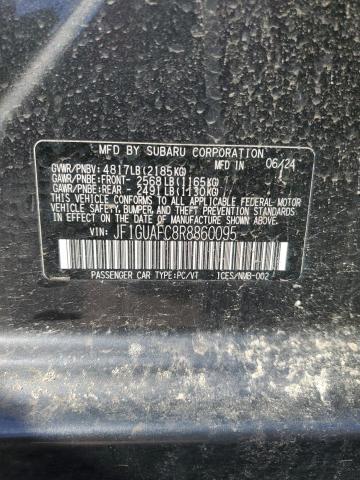 2024 SUBARU IMPREZA SP JF1GUAFC8R8860095