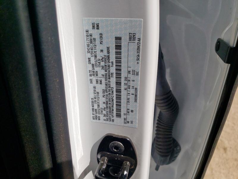 2022 FORD F150 RAPTO - 1FTFW1RG3NFC19473