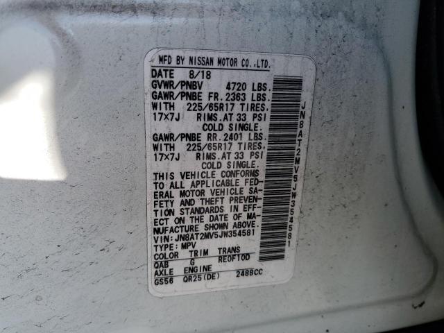 2018 NISSAN ROGUE S - JN8AT2MV5JW354581
