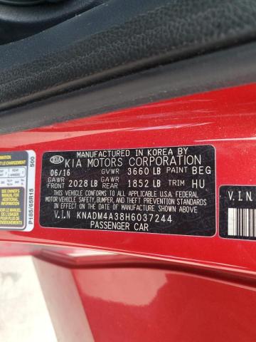 2017 KIA RIO LX - KNADM4A38H6037244