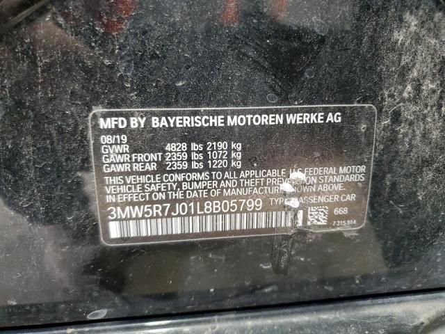 2020 BMW 330XI 3MW5R7J01L8B05799
