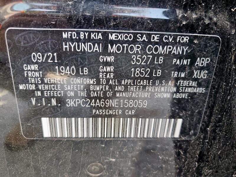 2022 HYUNDAI ACCENT SE - 3KPC24A69NE158059