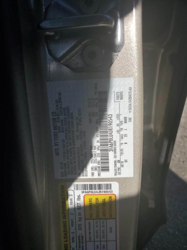 Ford Fusion se 2018