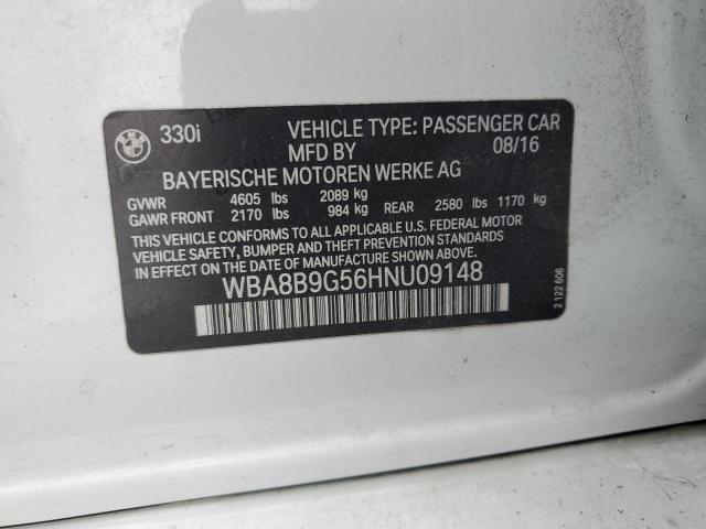 2017 BMW 330 I WBA8B9G56HNU09148