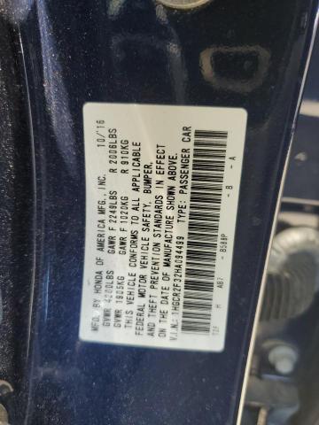 2017 HONDA ACCORD LX - 1HGCR2F32HA094499