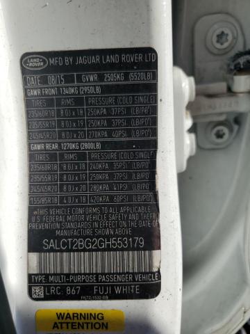 2016 LAND ROVER DISCOVERY - SALCT2BG2GH553179