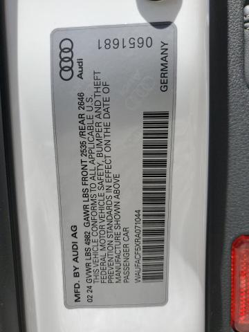 2024 AUDI A5 PREMIUM WAUFACF5XRA071044